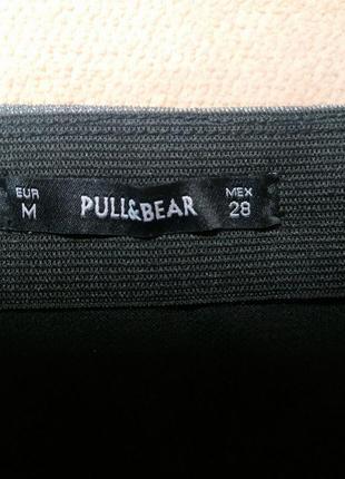 Серебристая мини-юбка pull&bear6 фото