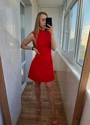 Красное мини платье  prettylittlething4 фото