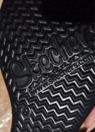 Очень удобные легкие шлепанцы с стелькой memory бренд skechers5 фото
