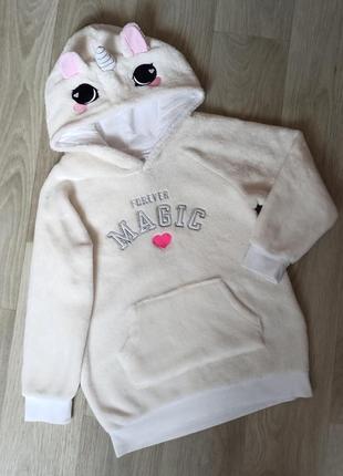 Флисовая\плюшевая кенгурушка h&m на 2-4 года и на 4-6 лет