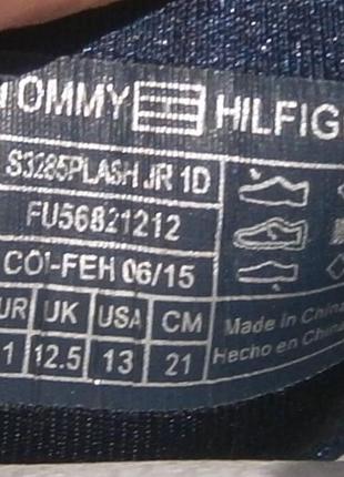 Шлепанцы tommy hilfiger plash 1d оригинал4 фото