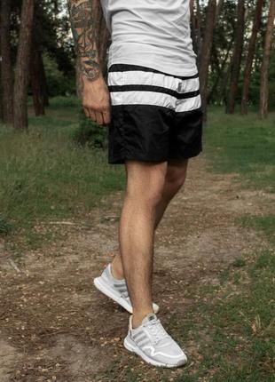 Плавальні шорти в смужку чб (арт. 307)
