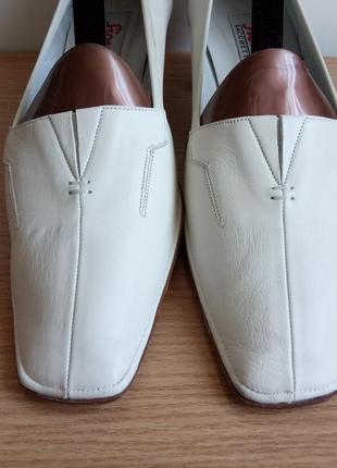 Элегантные кожаные туфли 40 (6) р. 27,7 см. sioux sacchetto нижняя6 фото