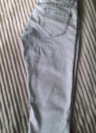Классные джинсовые стрейчевые бриджи, 36 размер.5 фото