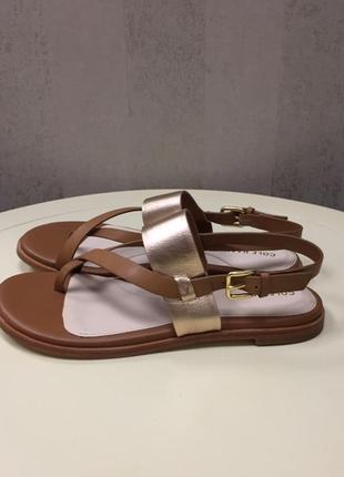 Женские сандалии cole haan, кожа, оригинал, новые, размер 37.2 фото