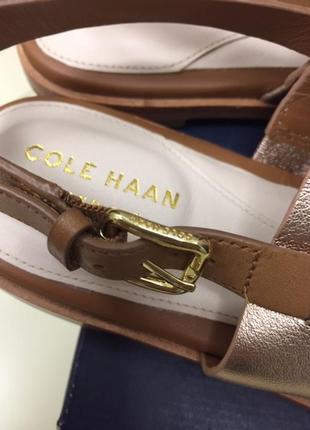 Женские сандалии cole haan, кожа, оригинал, новые, размер 37.5 фото