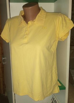Хлопковая футболка поло 48,50,52р