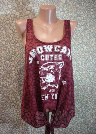 Легка майка на спеку "cutes cats" 12-14 р