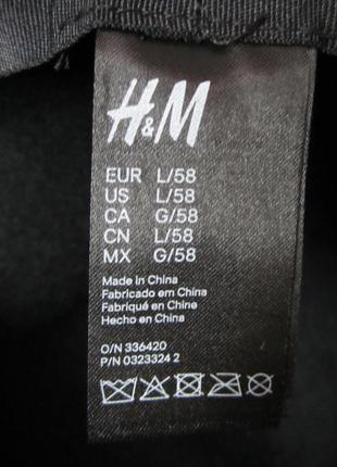 Стильная шерстяная черная шляпа h&amp;m4 фото