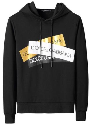 Стильна толстовка з логотипом бренду dolce