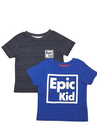 Комплектом стильні футболки на хлопчика 12 - 24 місяця, mini rebel by primark