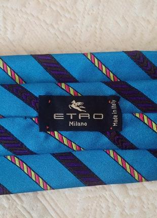 Шелковый галстук etro (италия)