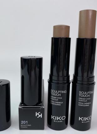 Скульптор 201 kiko milano sculpting touch creamy stick contour. скульптор для лица. контуринг. кико мелко1 фото