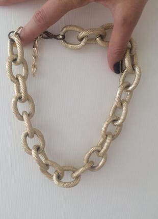 Массивная цепь, ожерелье. италия1 фото