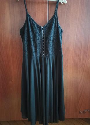 Гипюровое платье б/у 36 размер