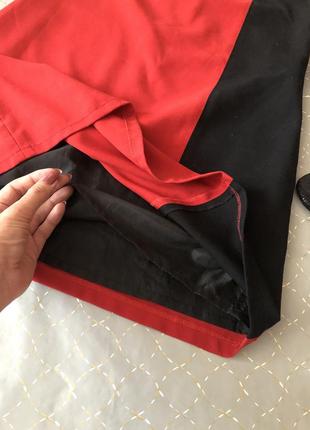 Плаття червоне геометрія 3