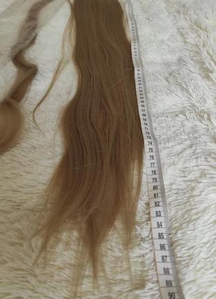 Хвост, оттенок16,искусственные волосы,88см3 фото