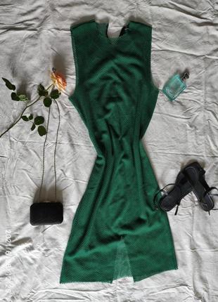 Плаття сукенка плаття смарагдова зелена міді довга ошатна весілля святопла