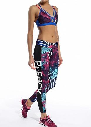 Reebok легінси бра костюм для йоги спорту