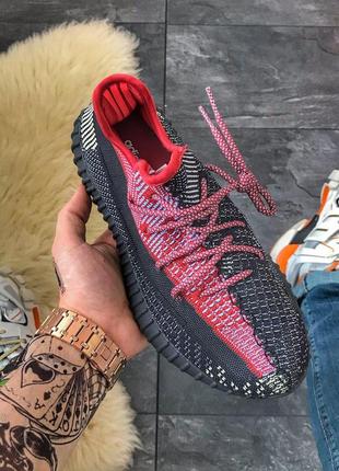 Чоловічі кросівки adidas yeezy boost 350 v2 holiday,кросівки адідас ізі буст 350 холідей чорний унісекс2 фото