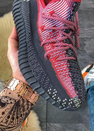 Чоловічі кросівки adidas yeezy boost 350 v2 holiday,кросівки адідас ізі буст 350 холідей чорний унісекс7 фото