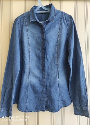 Класна брендовий джинсова сорочка зі стразами