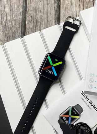 Смарт-часы smart watch modfit t68 all black (уведомление из соцсетей голосовой вызов gps)