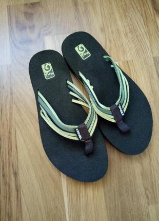 Сандалі шльопи в'єтнамки шльопанці flip flops tevas/n 4196 (w7) оригінал