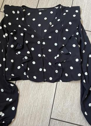 Блуза в горох XXL / 52