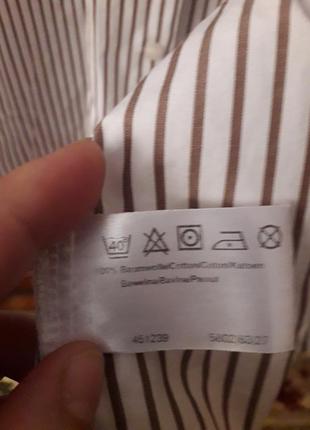 Рубашка с коротким рукавом от немецкого бренда olymp, разм. л.5 фото