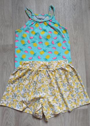 Шорти\спідниця next +майка primark на 3-4 роки