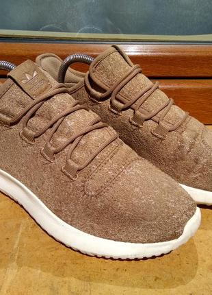 Кросівки adidas tubular shadow jacquard brown men’s size aq0939 41р