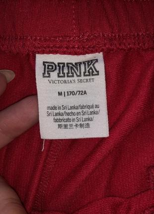 Спортивні шорти pink victoria's secret оригінал лампасная гумка8 фото