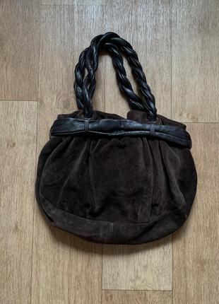 Винтажная сумка furla bow hobo3 фото