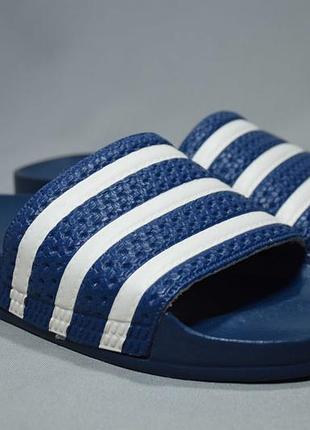 Adidas originals slippers adilette vintage шлепанцы сланцы. винтаж. германия. оригинал. 41 р./26 см.1 фото