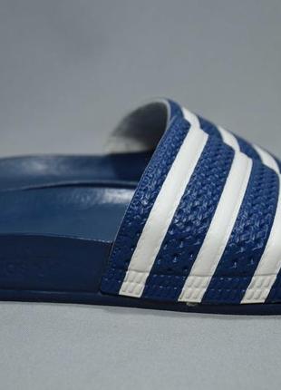 Adidas originals slippers adilette vintage шлепанцы сланцы. винтаж. германия. оригинал. 41 р./26 см.2 фото