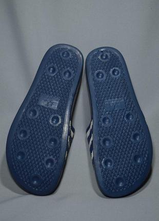 Adidas originals slippers adilette vintage шлепанцы сланцы. винтаж. германия. оригинал. 41 р./26 см.5 фото