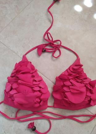 Лиф от купальника фуксия, river island, 12/38