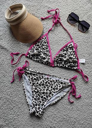 Купальник бікіні леопардовий принт