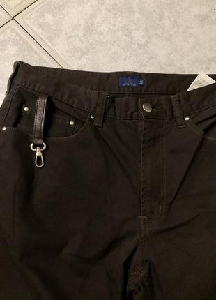 Брендові коричневі штани / джинси moncler, оригінал!4 фото