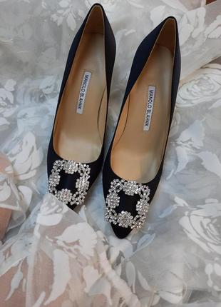 Вечірні туфельки в стилі manolo blahnik2 фото