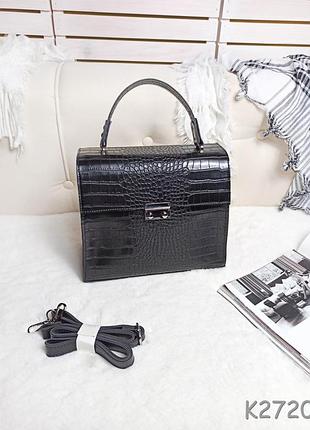 Класична серна сумка. велика каркасна сумка на ремінці