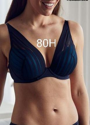 75-80h new! wonderbra приголомшливий бюстгальтер з глибоким вирізом