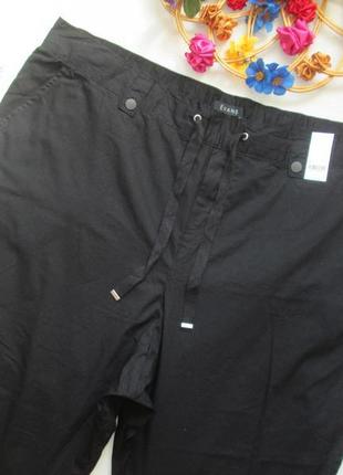 Чудові літні легкі укорочені брюки висока посадка супер батал evans.2 фото