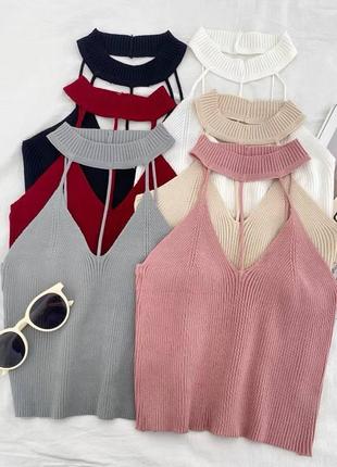 Трикотажный топ