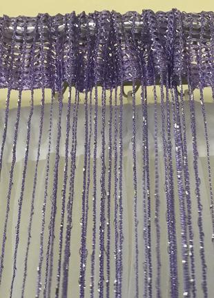 Штори нитки з люрексом