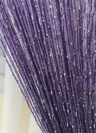Штори нитки з люрексом