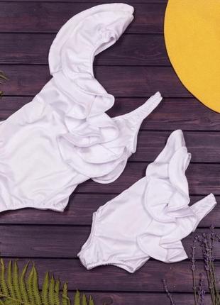 Купальники мама+дочку,family look