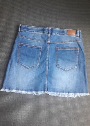 Джинсовая юбка zara denim2 фото