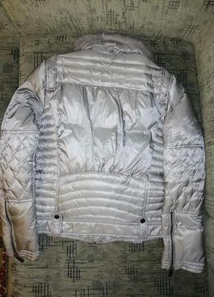 Куртка демісезонна з натуральним хутром5 фото